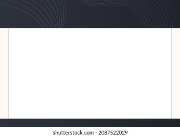Modern simple black and gold abstract background. Suitable for business card, presentation, flyer, brochure, print, and certificate template.