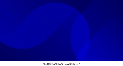 Modernes, einfaches, geometrisches Design in Blau. Abstrakter blauer Hintergrund. Formenhintergrund.