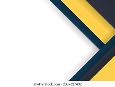 Modern simple blue and gold abstract background. Suitable for business card, presentation, flyer, brochure, print, and certificate template.