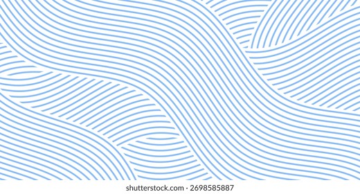 Modern simple blue line pattern vector illustration of geometric pattern, abstract pattern, seamless pattern