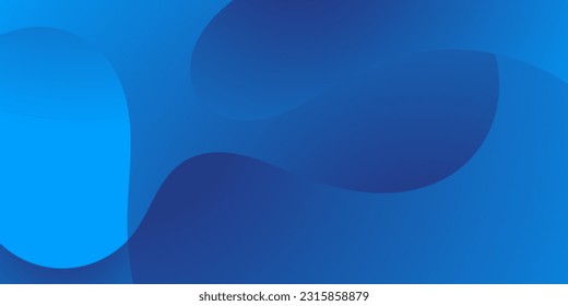 modern simple blue wave gradient vector background for business