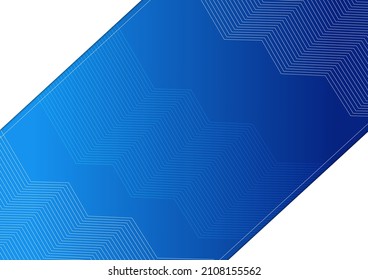 Fondo de presentación abstracto moderno, sencillo, azul y blanco