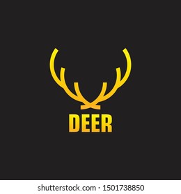 Modern, simple and bold logo about reindeer antlers created with geometric lines.
EPS10, Vector.