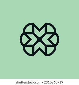 modern simple book and brain innovation lines logo