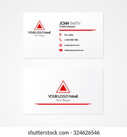 Modern simple business card