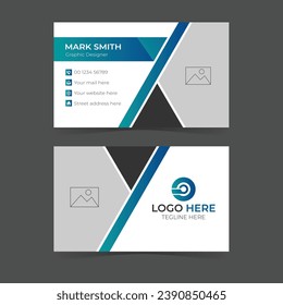 Plantilla de diseño de tarjetas de visita moderna y sencilla, diseño de tarjetas de visita, diseño de tarjetas de empresa