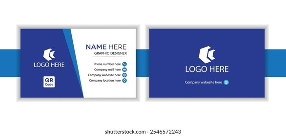 
Modern and simple business card design Modern Business Card -Clean professional business card template.