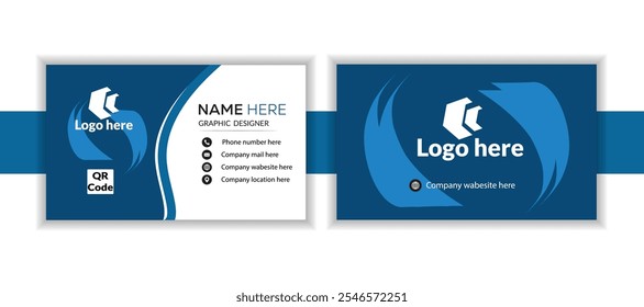 
Modern and simple business card design Modern Business Card -Clean professional business card template.