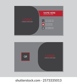 
Modern and simple business card design professional business card template.