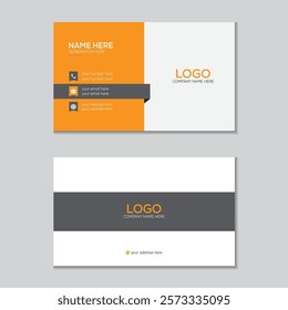 
Modern and simple business card design professional business card template.