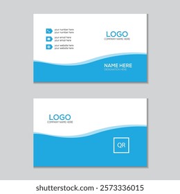 
Modern and simple business card design professional business card template.