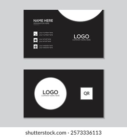 
Modern and simple business card design professional business card template.