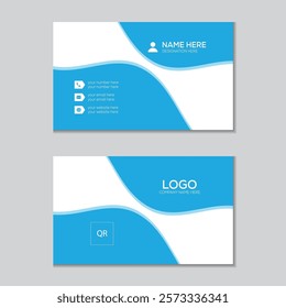 
Modern and simple business card design professional business card template.