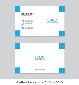 
Modern and simple business card design professional business card template.