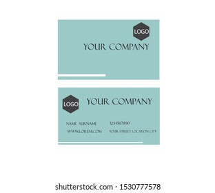 modern simple business card template collection