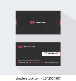 Modern simple business card template - Vector