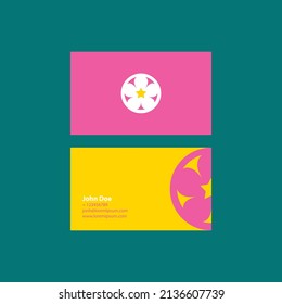 Modern and simple business card template.