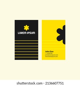 Modern and simple business card template.