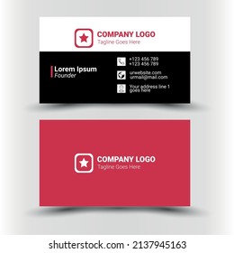 Modern and Simple Business Card Template