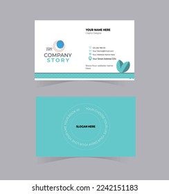 Modern simple business card template