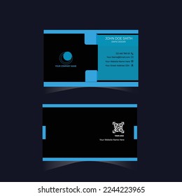 Modern simple business card template