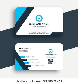 Modern and simple business card template