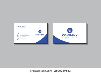  Modern and simple Business Card Template For company Corporate Style, Creative And Simple business card design