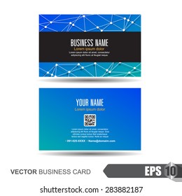 Modern simple business card template 