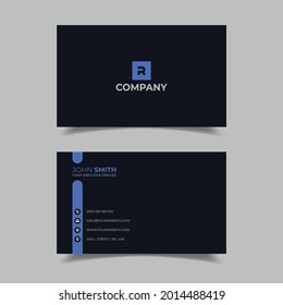 modern simple business card vector background 