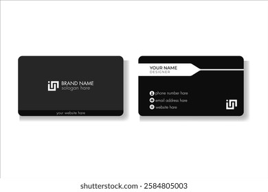 Modern simple business Card and  Visiting Card  Template Design.