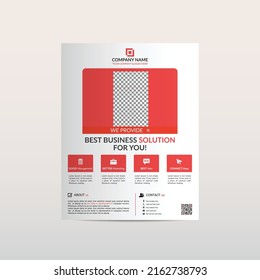 Modern simple business flyer Design