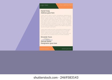 Moderner und schlichter Business-Head mit elegantem und schlichtem Look