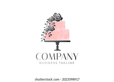 Modern Simple Cake Logo Design