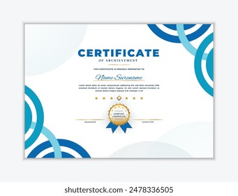 modern and simple Certificate template