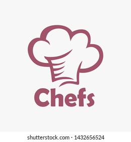 Modern and simple Chef logo template