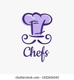 Modern and simple Chef logo template