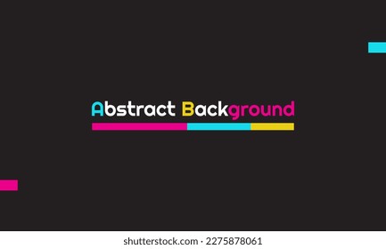 Modern simple colorful abstract background. perfect for device wallpapers, opening videos, web, and more