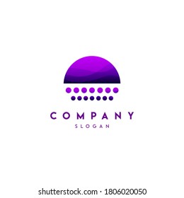 Diseño de elementos o logotipo de vectores abstracto moderno y sencillo de color. Lo mejor para la identidad, el negocio y los estereotipos 10