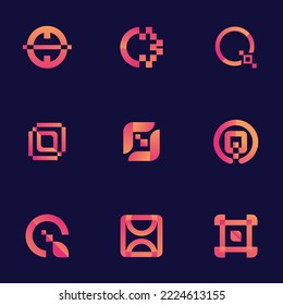 Modern and Simple Colorful Logo Design