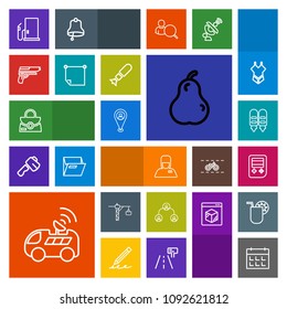 Modern, simple, colorful vector icon set with fashion, car, saw, pin, petrol, oil, fruit, company, bellhop, schedule, map, navigation, business, technology, calendar, timetable, people, , gun icons