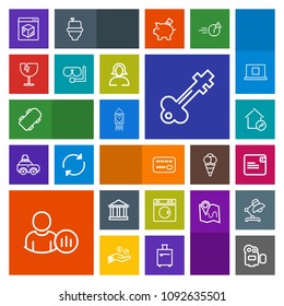 Modern, simple, colorful vector icon set with credit, film, london, skateboard, internet, social, ben, camera, extreme, sky, old, europe, home, board, door, greece, house, balance, wallet, purse icons