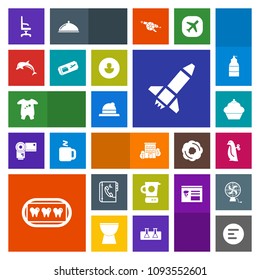 Modern, simple, colorful vector icon set with cake, estate, home, food, toy, phone, healthy, child, dental, fashion, house, app, sweet, dentist, clothing, interior, doughnut, mixer, menu, style icons
