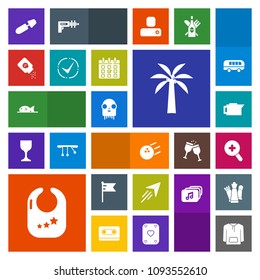Modern, simple, colorful vector icon set with meat, plane, fashion, monster, coffee, america, brush, bottle, child, clothing, fly, bowling, espresso, alien, infant, sport, paper, powder, toy,  icons