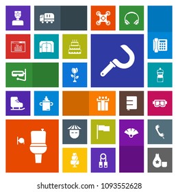 Modern, simple, colorful vector icon set with water, food, agriculture, doctor, harvest, cuisine, holiday, flag, public, mask, restroom, present, celebration, bathroom, toilet, floral, nature icons