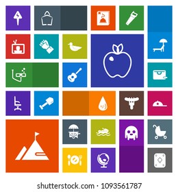 Modern, simple, colorful vector icon set with sport, sea, hat, vessel, drop, game, fashion, play, nature, fruit, scuba, technology, ice, element, white, musical, sign, screen, music, , sale, van icons