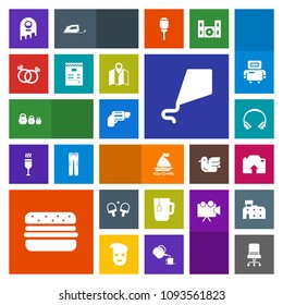Modern, simple, colorful vector icon set with diamond, engagement, photo, modern, game, armchair, space, upload, gun, sky, comfortable, fun, ufo, alien, fiction, furniture, kilogram, chair, joy icons