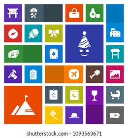 Modern, simple, colorful vector icon set with medicine, medical, picture, energy, travel, power, airplane, plane, japan, sweet, internet, compass, armchair, phone, music, party, photo, full, fun icons