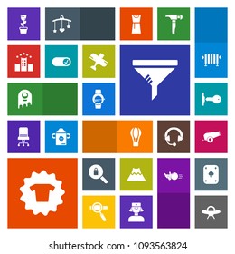 Modern, simple, colorful vector icon set with key, time, door, ufo, clean, service, home, security, fashion, alien, vacation, plant, cannon, room, weapon, parachute, smart, gadget, sign, monster icons