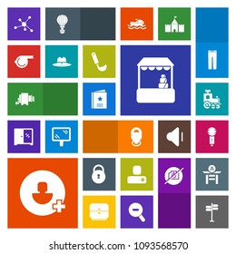 Modern, simple, colorful vector icon set with add, referee, train, supermarket, shop, music, store, pasta, street, hat, human, social, sign, voice, road, sport, locomotive, transport, direction icons