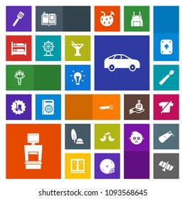 Modern, simple, colorful vector icon set with pan, left, wine, planet, ink, food, electricity, flashlight, direction, lamp, cooking, shirt, space, fashion, love, alcohol, machine, scan, bird icons